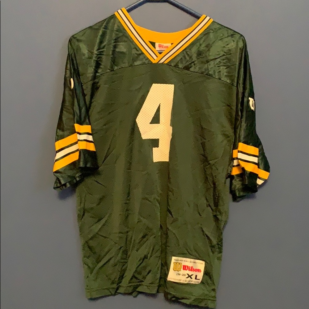 Wilson Green Bay Favre Jersey